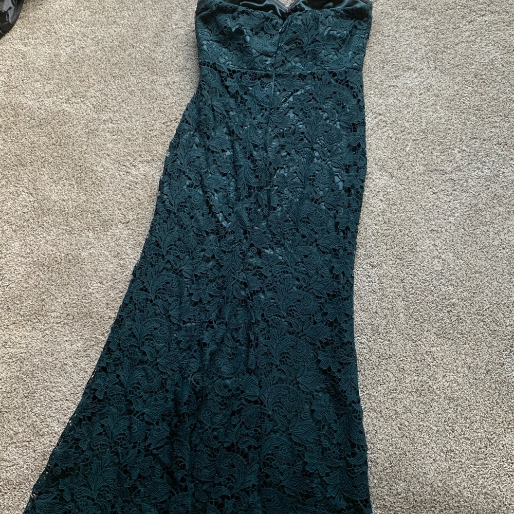 Lulu's Green Strapless Gown for Weddings - Picture 6 of 6